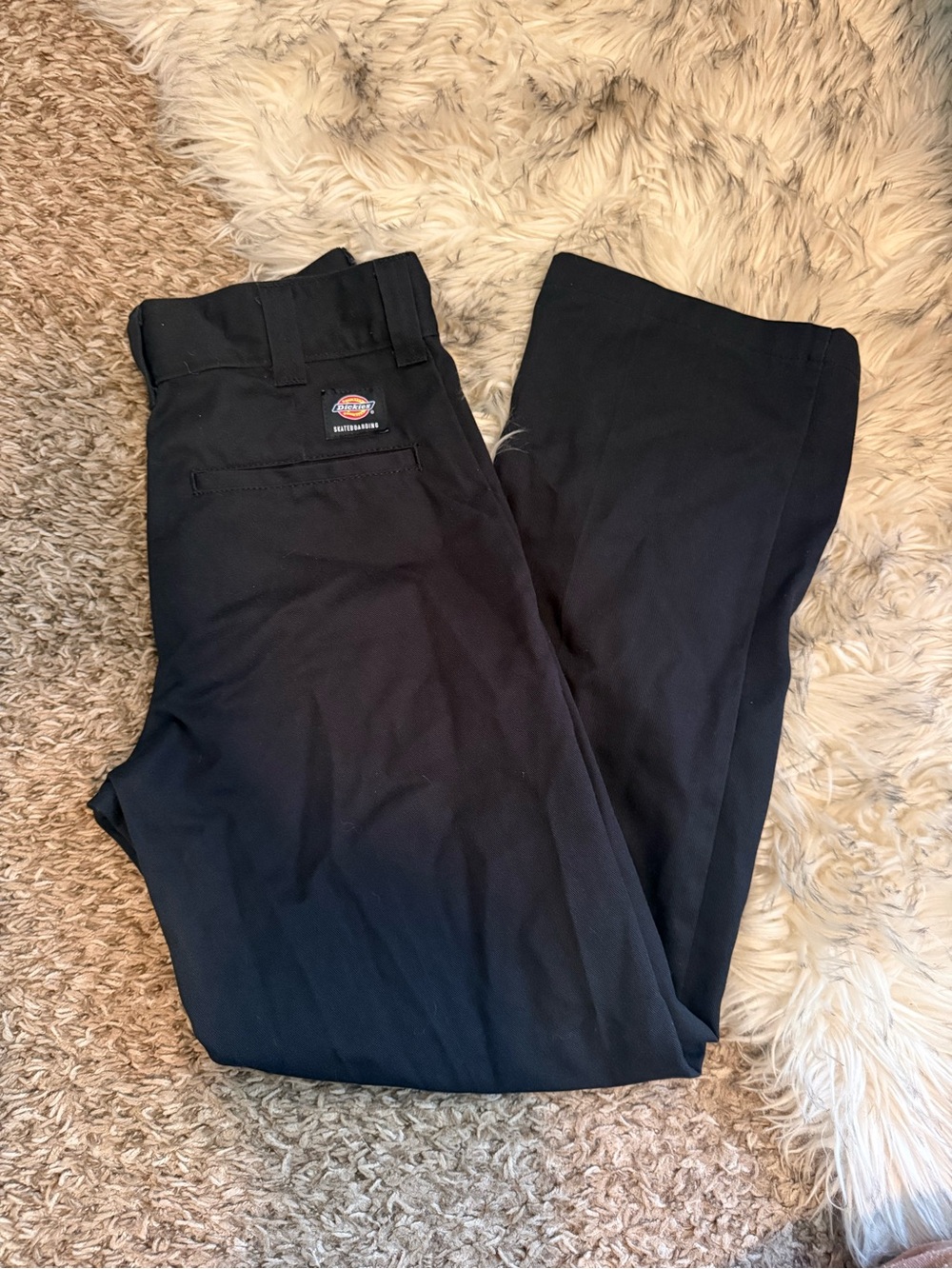 Dickies Men’s Black Straight-Leg Work Chinos